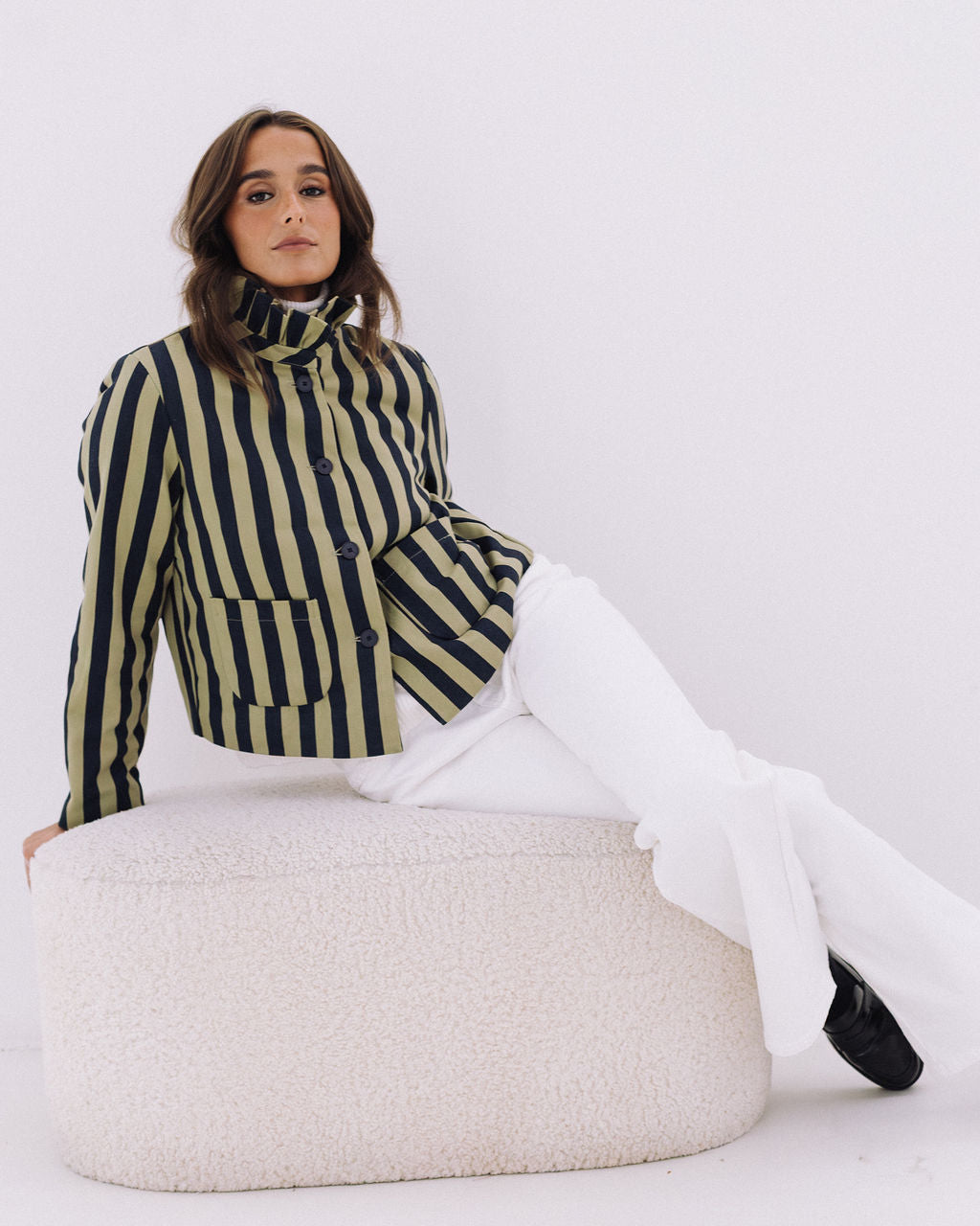 CASACO RISCAS GOLA FRU FRU