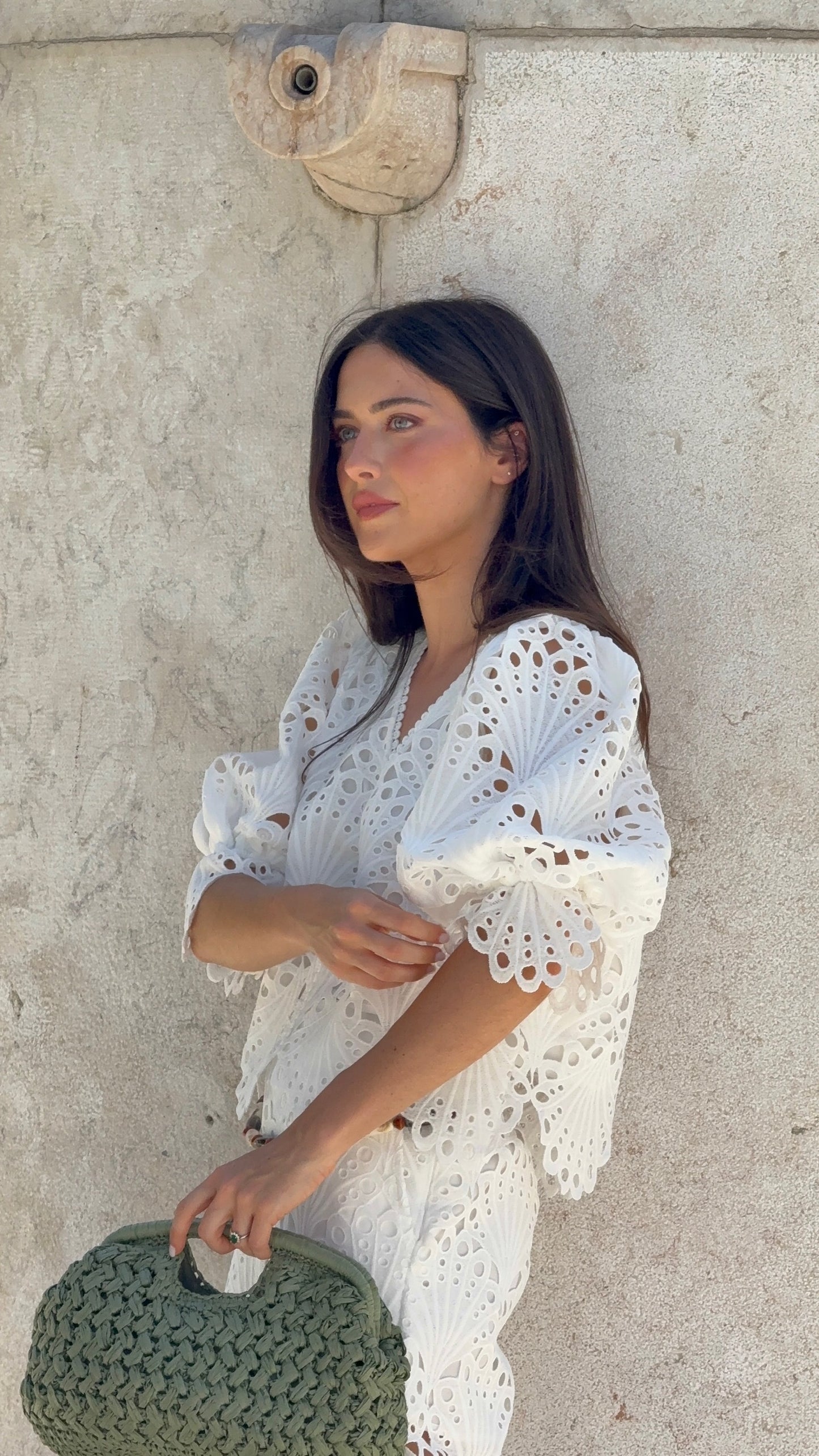 Blusa Macramé