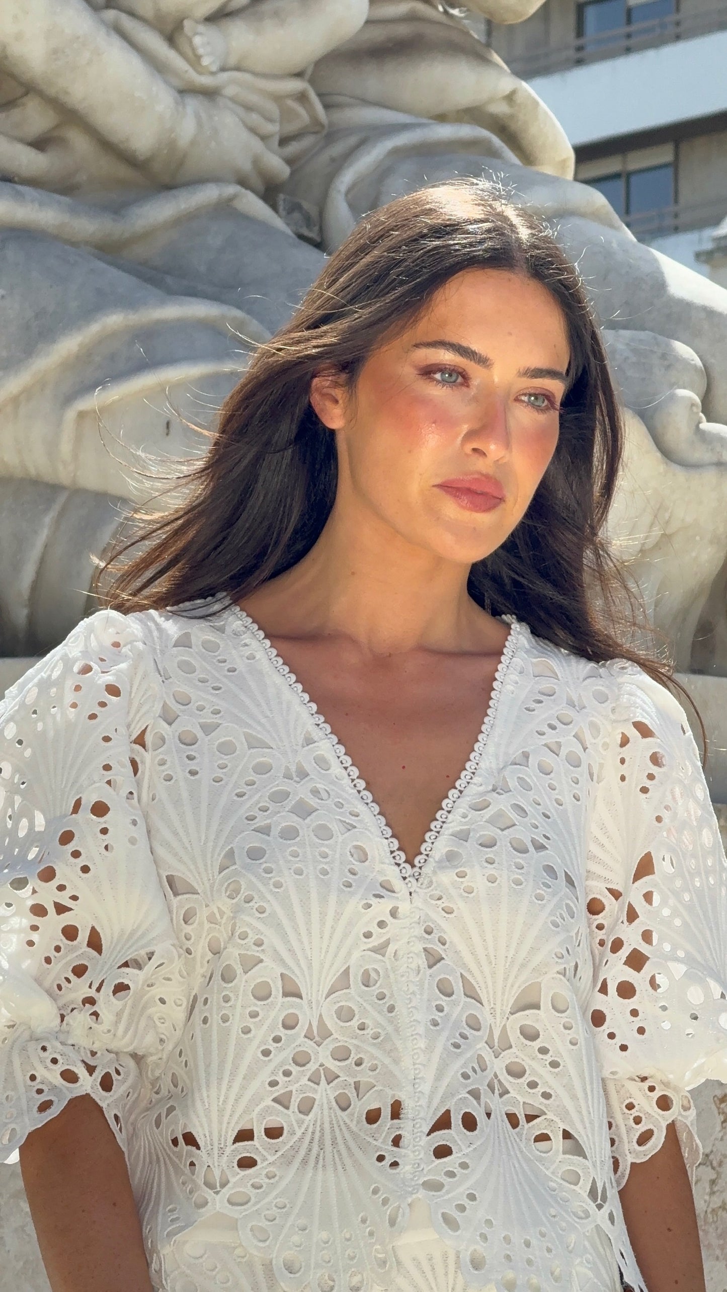 Blusa Macramé