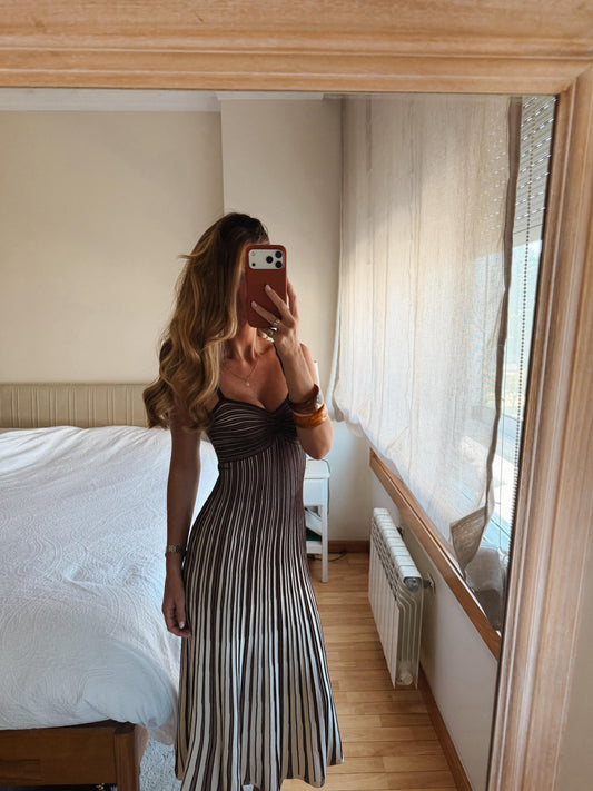 VESTIDO PLISSADO